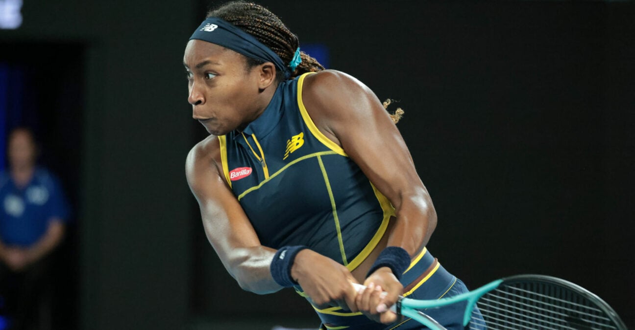 Coco Gauff at the 2024 Australian Open