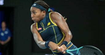 Coco Gauff at the 2024 Australian Open