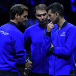 Roger Federer, Rafael Nadal and Novak Djokovic, Laver Cup 2022