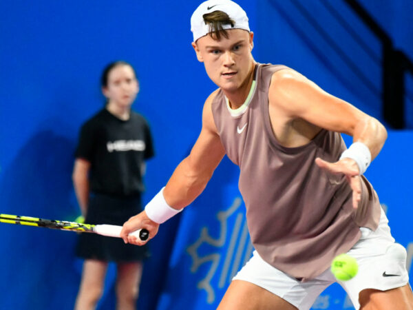 Holger Rune at the Open Sud de France in Montpellier in 2024
