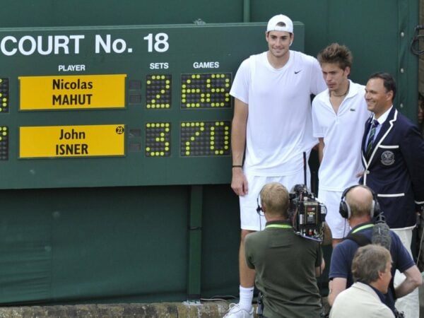 Nicolas Mahut and John Isner, Wimbledon 2010