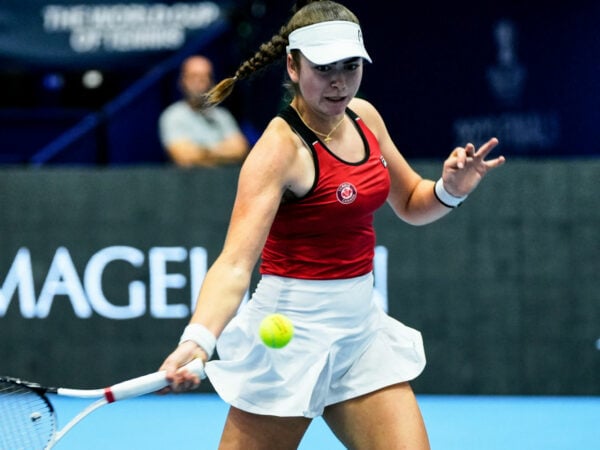 Marina Stakusic at the 2023 Billie Jean King Cup