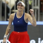 Marketa Vondrousova at the 2023 Billie Jean King Cup