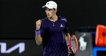 Matteo Arnaldi at the 2024 Australian Open