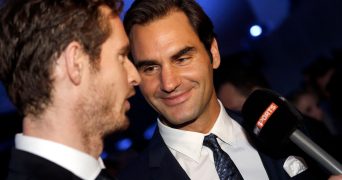 Andy Murray and Roger Federer | © BPI / Bestimage / PsnewZ