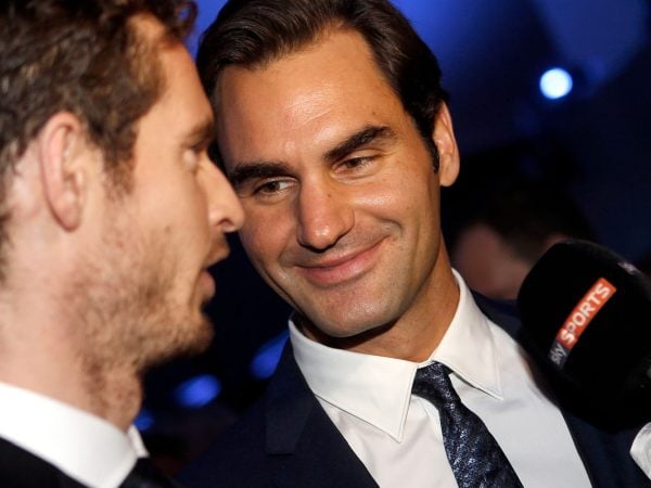 Andy Murray and Roger Federer | © BPI / Bestimage / PsnewZ