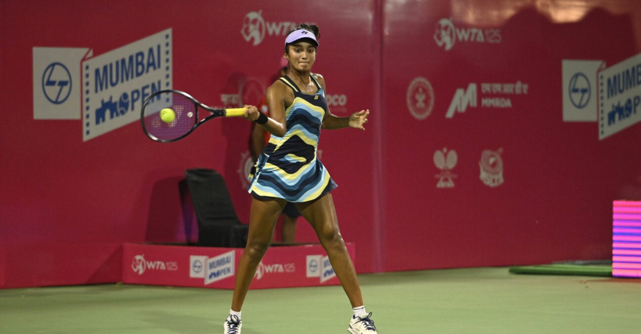 Sahaja Yamalapalli at the WTA Mumbai Open