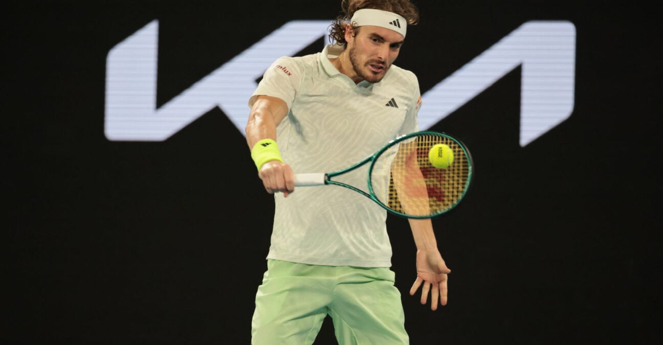 Stefanos Tsitsipas at the 2024 Australian Open