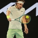 Stefanos Tsitsipas at the 2024 Australian Open