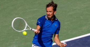 Daniil Medvedev at Indian Wells 2024