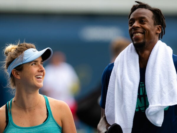 Elina Svitolina and Gael Monfils at the 2019 US Open