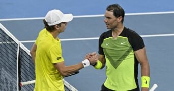 Alex de Minaur and Rafael Nadal, United Cup 2023