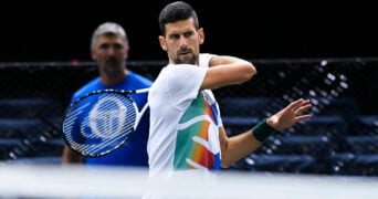 Novak Djokovic and Goran Ivanisevic
