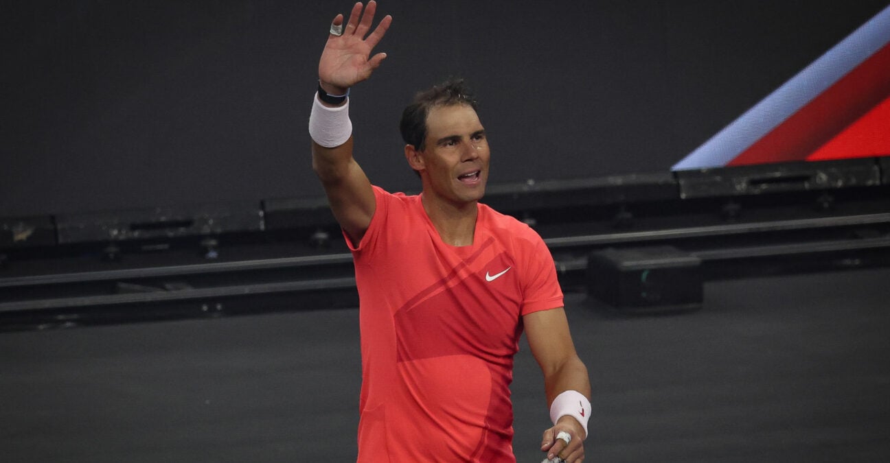 Rafael Nadal in Las Vegas in March 2024