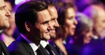 Roger Federer at Swiss Sports 2022 Award Presentation of Sports Awards in Zurich, Switzerland