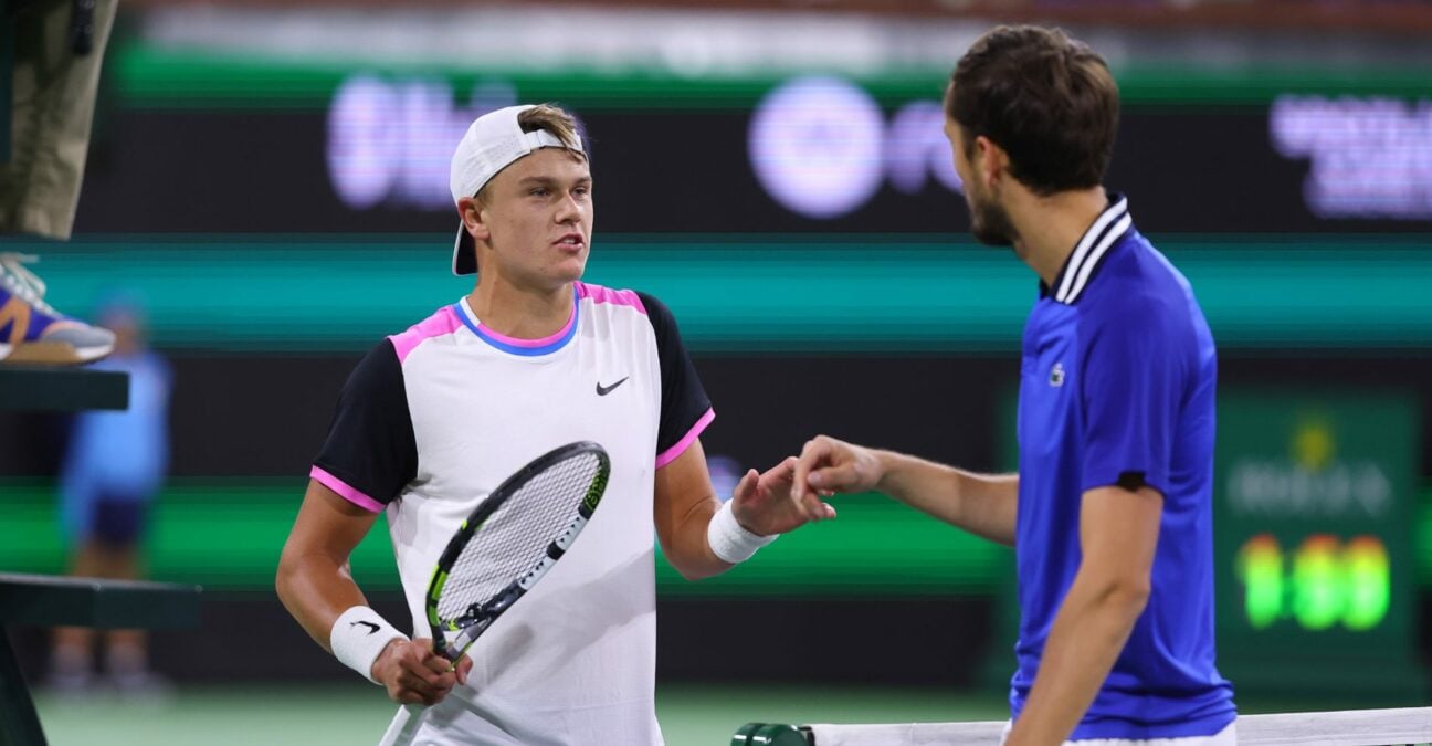 Daniil Medvedev and Holger Rune
