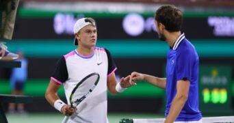 Daniil Medvedev and Holger Rune