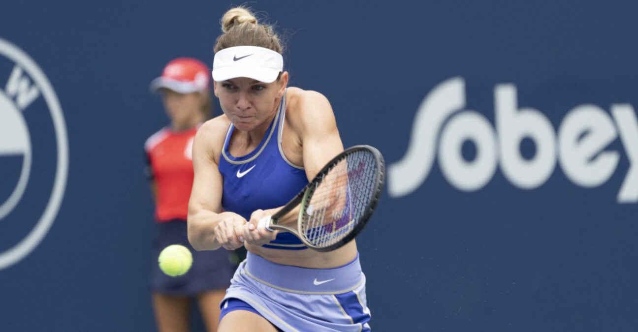 Simona Halep at the 2022 National Bank Open
