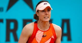Alize Cornet clay