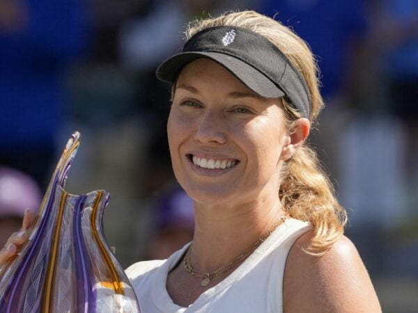 Danielle Collins Charleston trophy 2024