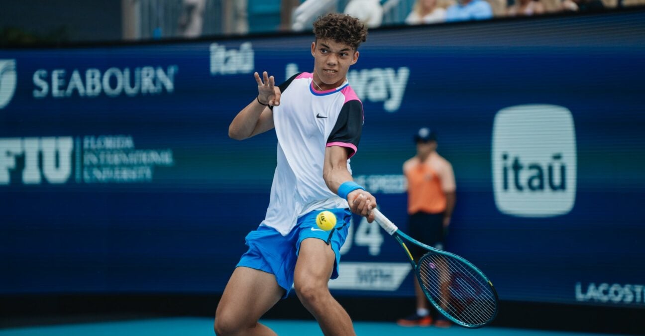 Darwin Blanch Miami 2024 forehand (2)