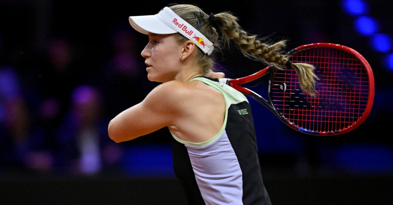 Elena Rybakina at the WTA Porsche Grand Prix in Stuttgart