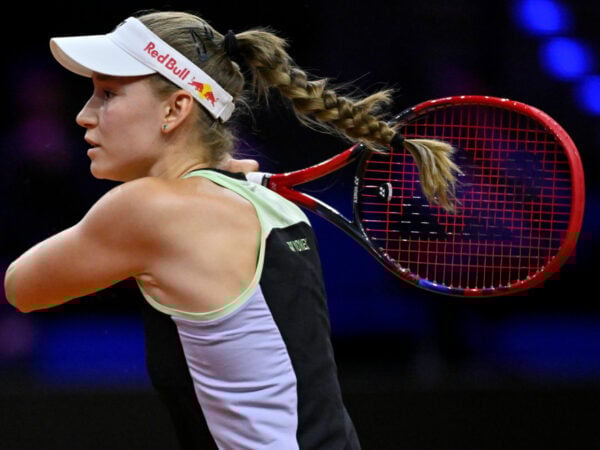 Elena Rybakina at the WTA Porsche Grand Prix in Stuttgart