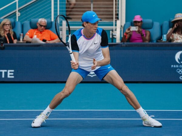 Jannik Sinner volley Miami