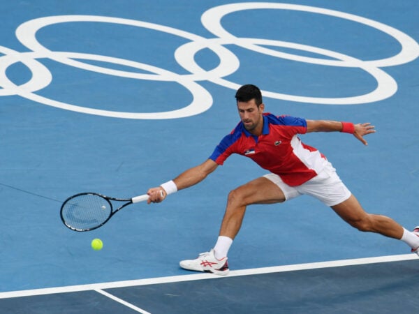 Novak Djokovic at the 2021 Tokyo Olympics