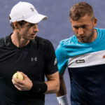 Andy Murray and Dan Evans at Indian Wells, 2017