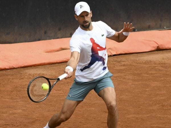 Novak Djokovic Rome practice - Inside/Panoramic