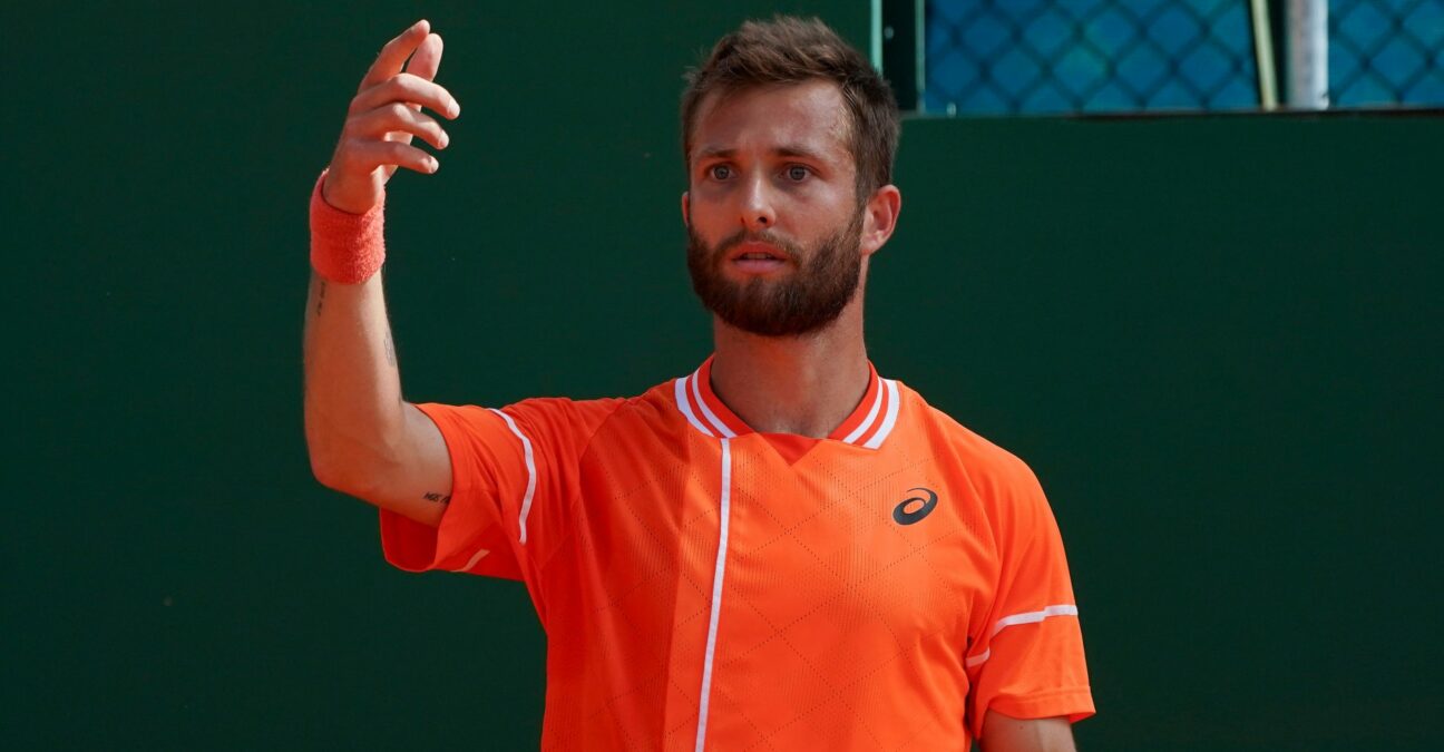 Corentin Moutet in Monte-Carlo (Norbert Scanella/Panoramic)