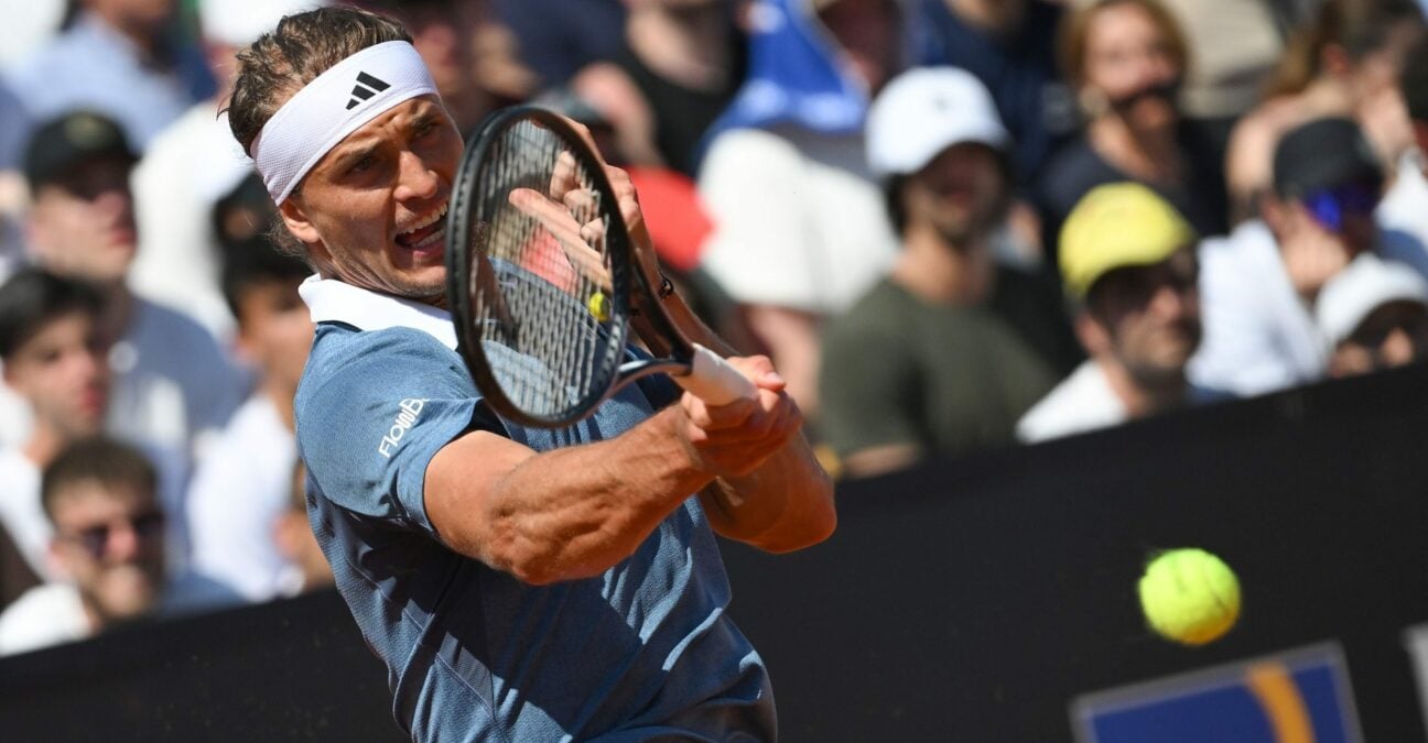 Alexander Zverev in Rome in 2024 (Inside/Panoramic)
