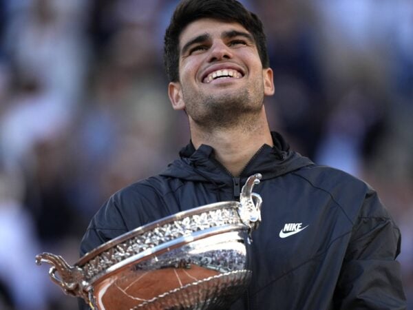 Zverev and Alcaraz after 2024 Roland-Garros final © Glenn Gervot / Panoramic