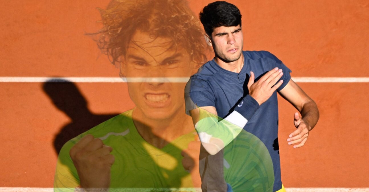 Rafael Nadal and Carlos Alcaraz, Roland-Garros 2024/Australian Open 2012