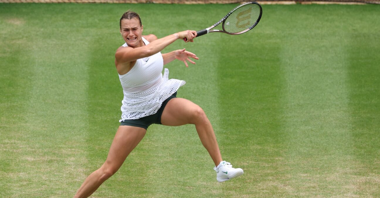 Aryna Sabalenka grass