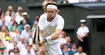 Andrei Rublev Wimbledon 2023 - Action Plus / Panoramic