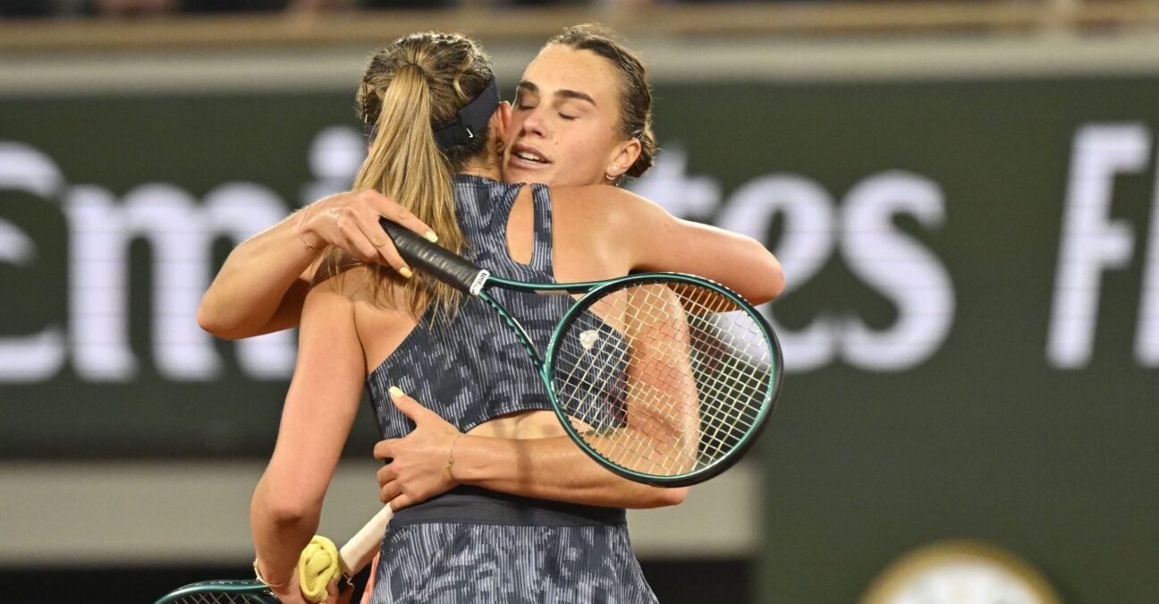 Sabalenka and Badosa, Roland-Garros, 2024