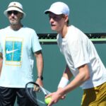 Jannik Sinner and Darren Cahill || Antoine Couvercelle / Panoramic