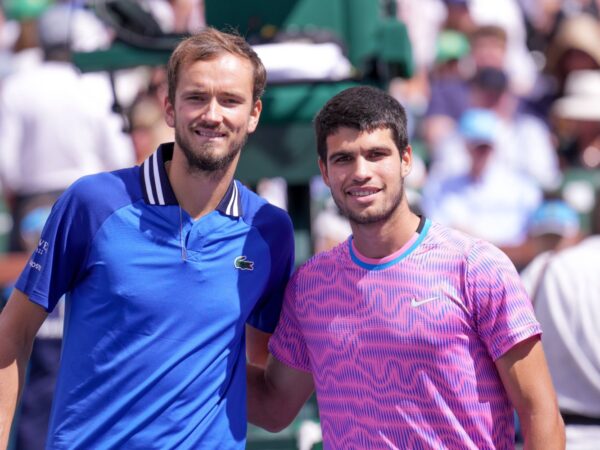 Daniil Medvedev and Carlos Alcaraz, Indian Wells 2024