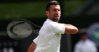 Novak Djokovic at Wimbledon 2024