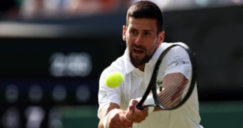 Novak Djokovic at Wimbledon 2024