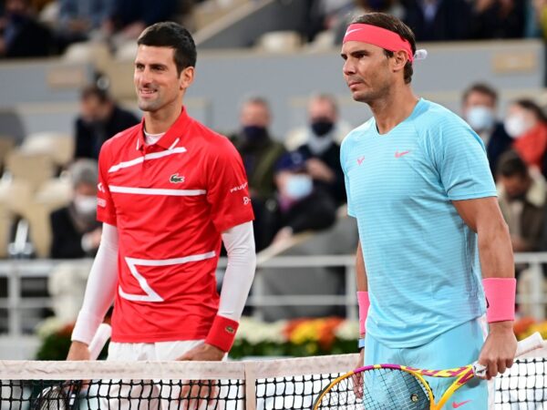 Novak Djokovic and Rafael Nadal