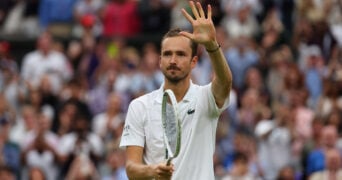 Medvedev 2024 Wimbledon | Action Plus / Panoramic