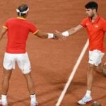 Rafael Nadal et Carlos Alcaraz - Paris 2024