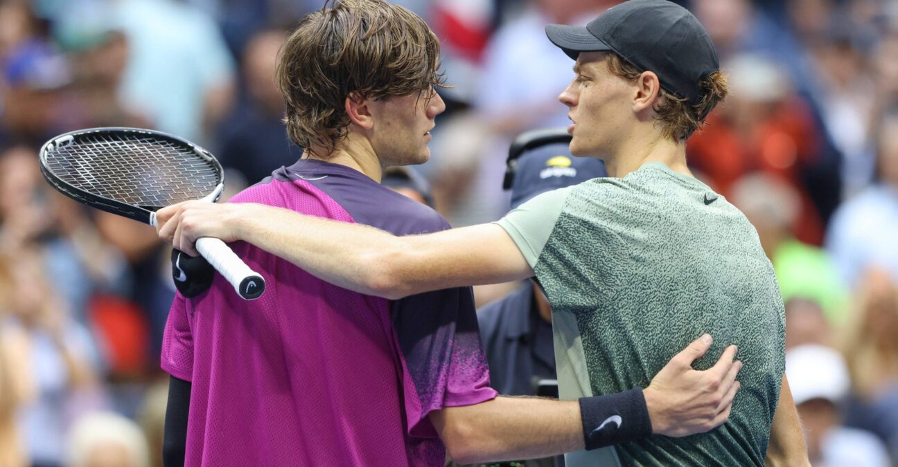 Jack Draper and Jannik Sinner, US Open 2024