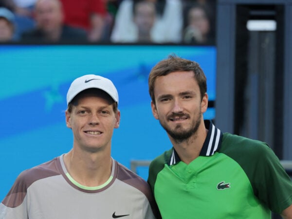 Jannik Sinner and Daniil Medvedev, Australian Open 2024