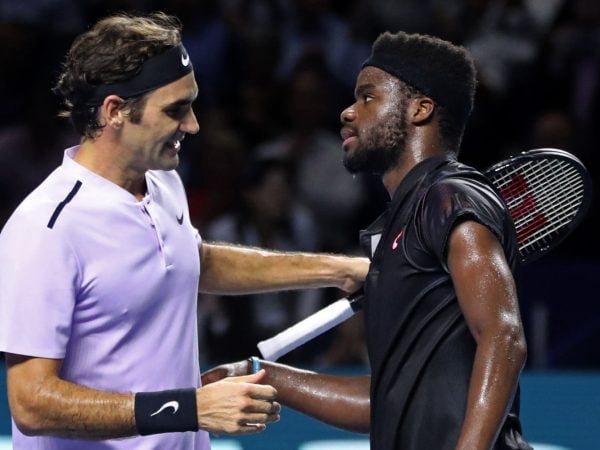 Roger Federer and Frances Tiafoe
