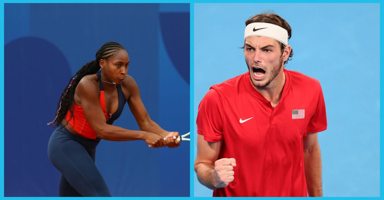 Coco Gauff and Taylor Fritz