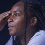 August 26, 2022, Flushing, New York, USA: Coco Gauff speaks to the media during Media Day at the 2022 US Open held at the USTA Billie Jean King National Tennis Center on Friday August 26, 2022 in the Flushing neighborhood of the Queens borough of New York City. || 239502_0044 2022 Arthur Billie center conference de presse court jean KING NATIONAL open PRESS sport STADIUM tennis tennis; us USOPEN zagency zlast24 zselect Zuma ZUMAPRESS.com zwire